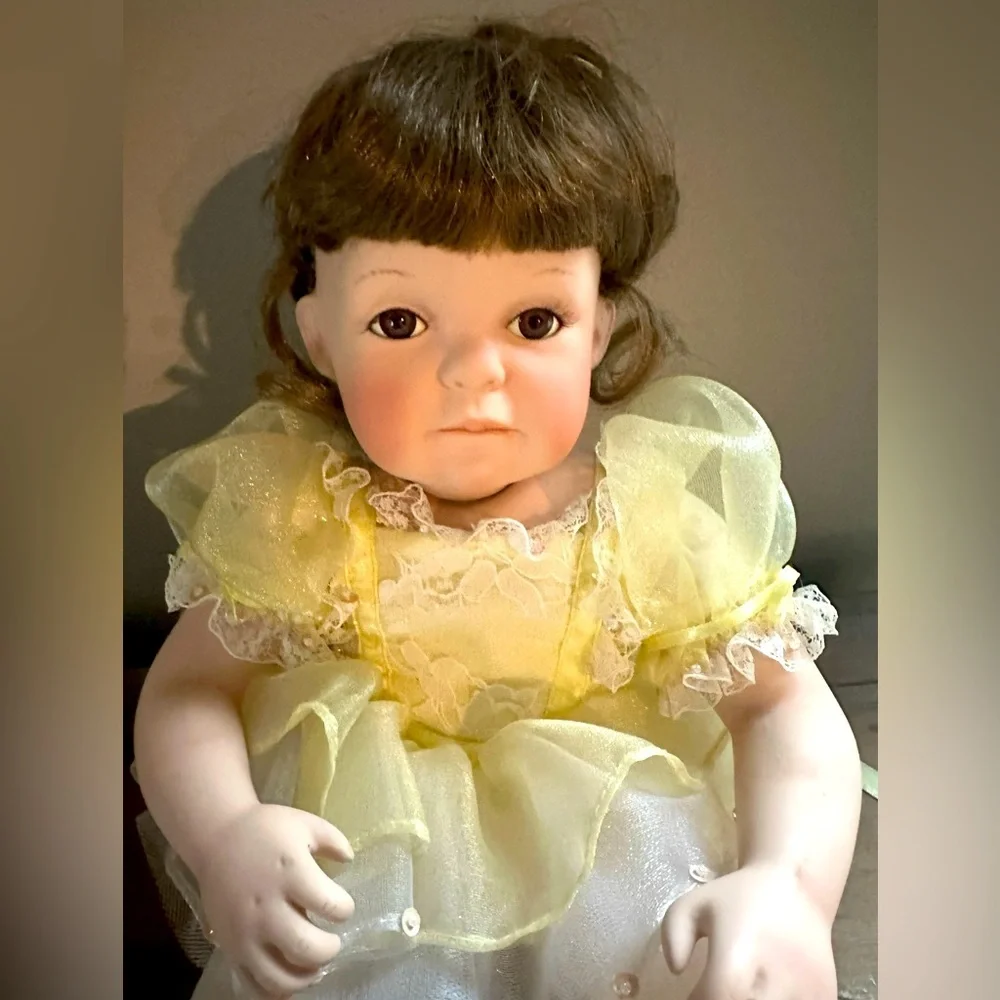 Kylie Ballerina Porcelain Cloth Doll by Ashton Drake